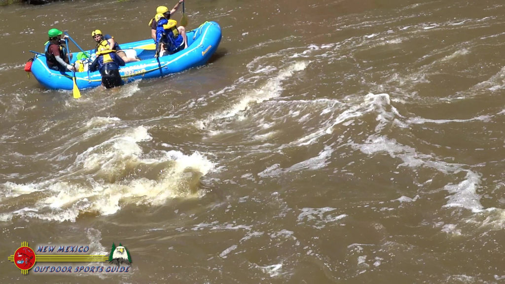 2 Flipped Out at Rio Grande Gorge Whitewater Rafting Race Course Big Rock