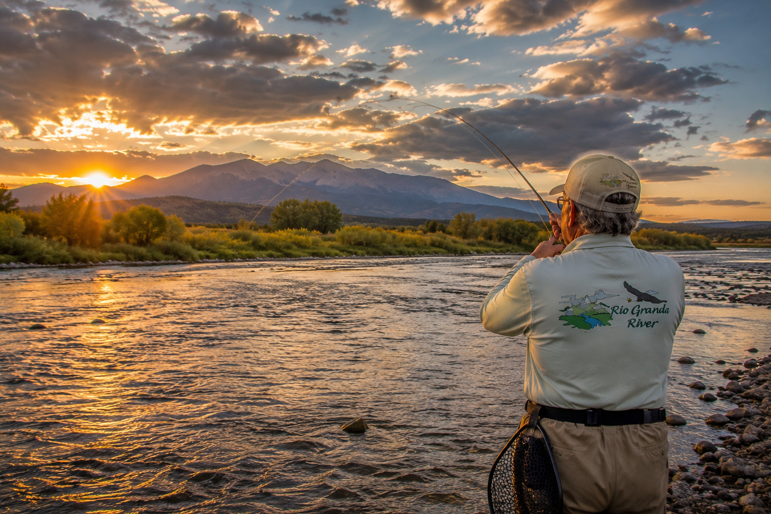 Rio Grande River Fly Angler San Luis Colorado